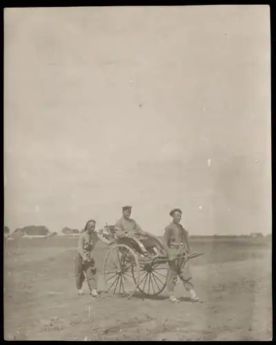 Mandjurei 滿洲 / 满洲 Mandschurei China Chinesen ziegen russischen Soldaten 1905