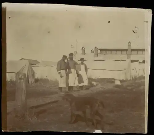 .Russland Rußland Россия Soldaten vor Zeltlager 1905 Privatfoto Foto