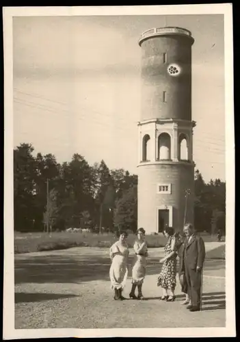 Ķemeri-Rigastrand Jūrmala Gruppenbild vor Aussichtsturm 1909 Privatfoto Foto