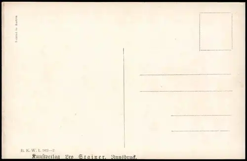 Künstlerkarte E. Kutzer: Friedrich Schiller Ritter Toggenburg 1910