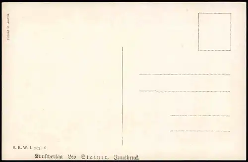 Künstlerkarte Kutzer: Friedrich Schiller Der Jüngling am Bache 1910