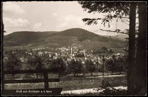 Sulzbach an der Murr Panorama-Ansicht, Gesamtansicht, Totalansicht 1950