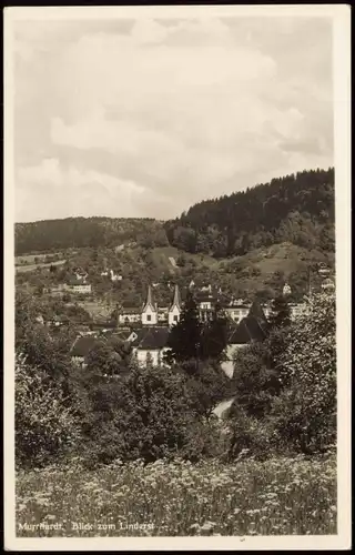 Ansichtskarte Murrhardt Panorama-Ansicht Blick zum Linderst 1950