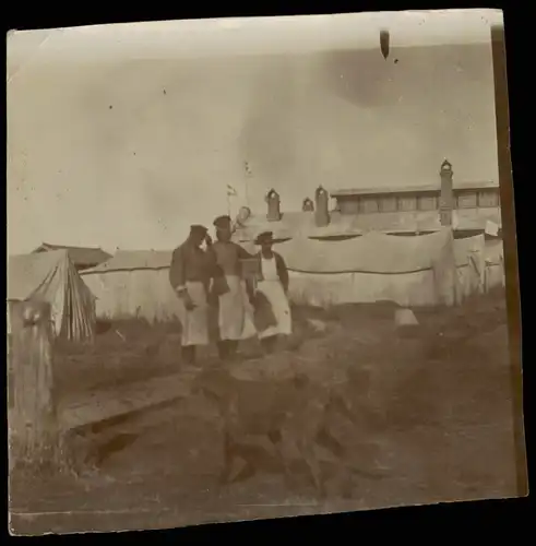 .Russland Rußland Россия Soldaten vor Grenzlager China 1906 Privatfoto Foto