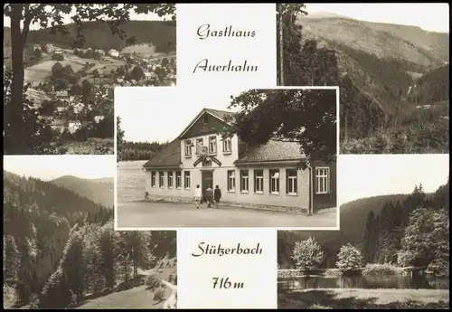 Ansichtskarte Stützerbach Gasthaus Auerhahn 1985