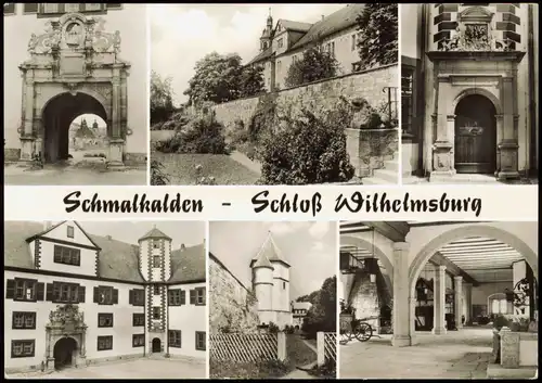Ansichtskarte Schmalkalden Schloss Wilhelmsburg 1978