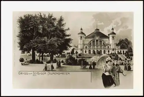 Ansichtskarte Leipzig Gruss vom Leipziger Palmengarten 1987