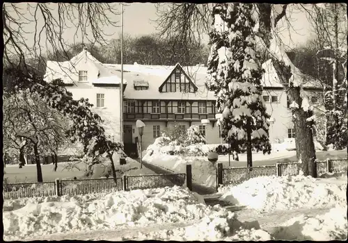 Ansichtskarte Ilsenburg (Harz) im Schnee 1976