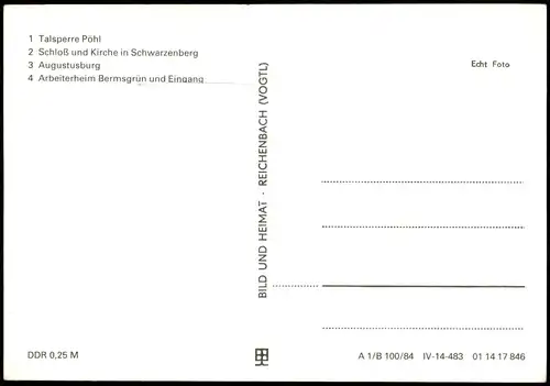 Waschleithe-Grünhain-Beierfeld Miniaturschauanlage Heimatecke 1984