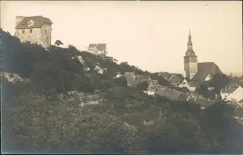 Ansichtskarte Bad Frankenhausen Frankenburg und Kirche 1932