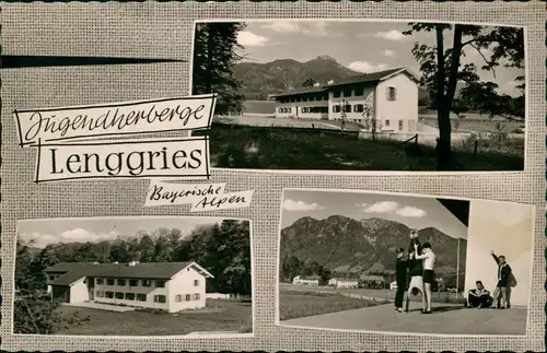 Ansichtskarte Lenggries Jungendherberge - 3 Bild 1968