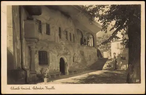 Ansichtskarte Schwäbisch Gmünd Salvator-Kapelle 1920