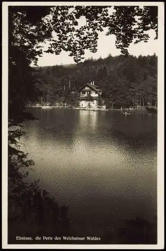 Ansichtskarte Ebnisee-Welzheim Ebnisee, die Perle des Welzheimer Waldes 1934