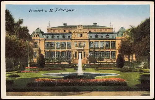 Ansichtskarte Frankfurt am Main Palmengarten 1929