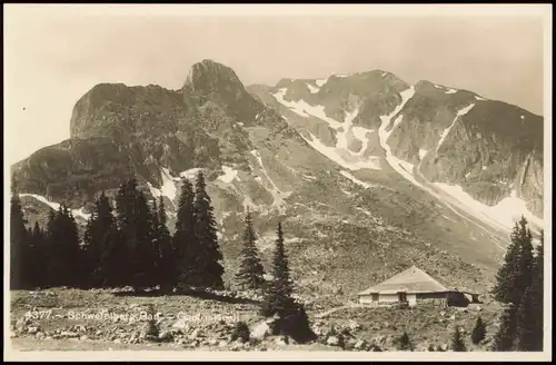 Ansichtskarte Schwefelberg-Bad-Rüschegg Umlandpartie Berghütte 1928