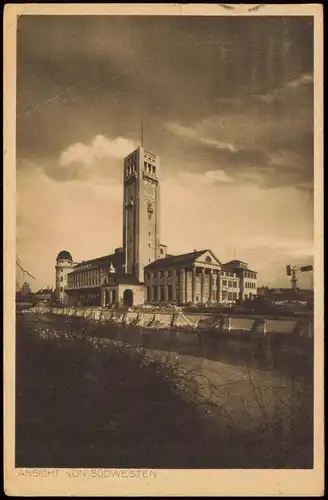 Ansichtskarte München Deutsches Museum - Südwestansicht 1928