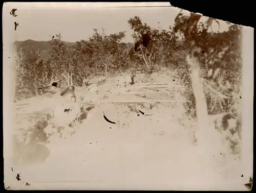 Russland Rußland Россия Soldaten Schützengraben Militaria 1905 Privatfoto Foto