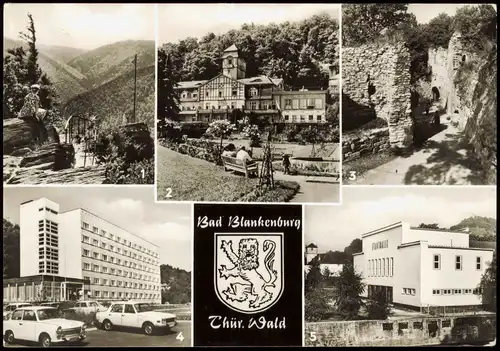 Bad Blankenburg 1. Am Griesbachfelsen, 2. FDGB-Erholungsheim "Am Goldberg 1981