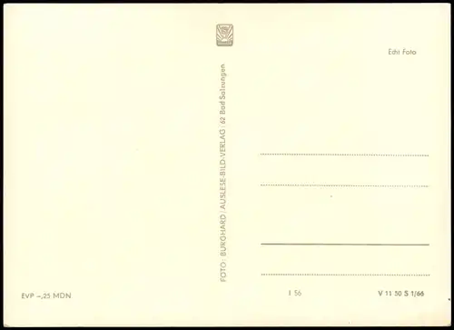 Brotterode Großer Inselberg (Thüringer Wald) Rennsteig-Lied 1966