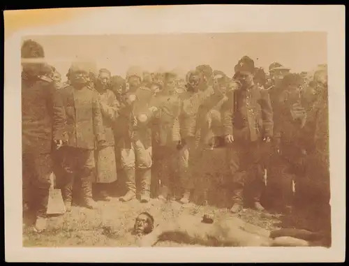 Russland Rußland Россия Soldaten vor geköpften Chinesen China 1905 Privatfoto