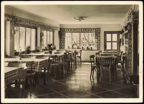 Ansichtskarte Brannenburg Kaffee und Pension Berghof Kogl 1960