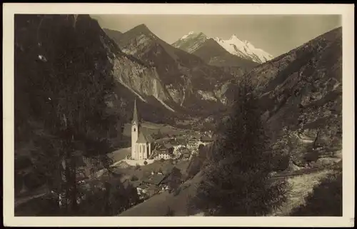 Ansichtskarte Heiligenblut am Großglockner mit Großglockner 3798 m 1928