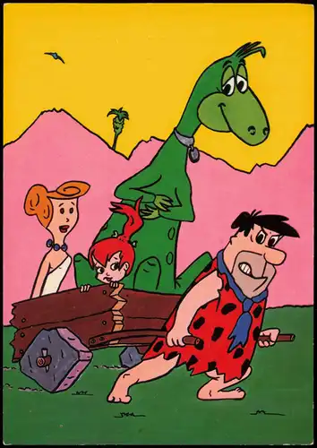Zeichentrick Trickfilme Flintstones Feuerstein Fred Wilma Dino 1981