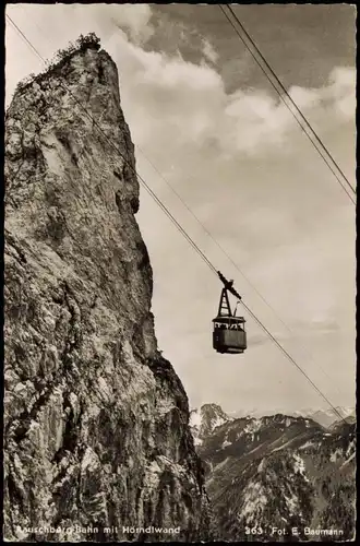 Ansichtskarte Ruhpolding Rauschbergbahn - Seilbahn, Fotokarte 1960