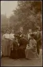 .Russland Rußland Россия Frauen und Männer in feiner Kleidung 1908 Privatfoto