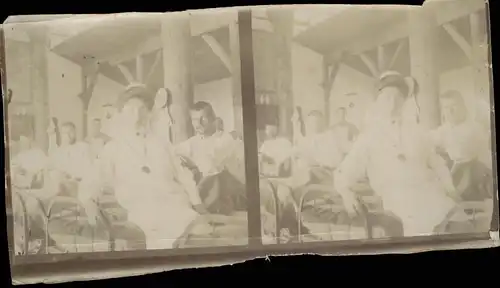 .Russland Rußland Россия Lazarett Soldaten Krankenschwester 1905 Privatfoto Foto