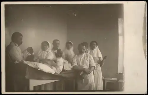 .Russland Rußland Россия Ärzt Krankenschwester  der Behandlung 1905 Privatfoto