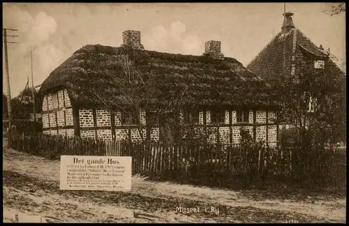 Postcard Ry Dänemark Det gamle Hus 1926