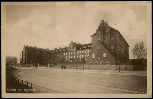 Postcard Kopenhagen København Skolen ved Nyboder 1926