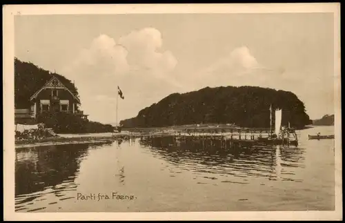 Postcard .Dänemark - Fænø Hafen Insel Dansk Dänemark 1926