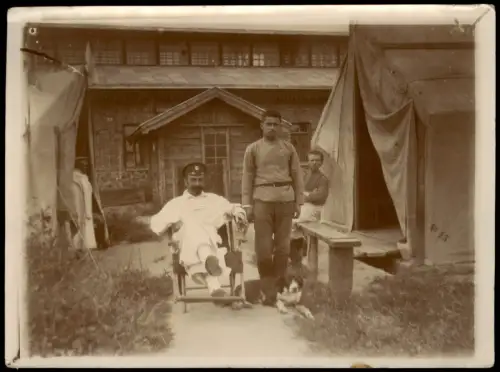 .Russland Rußland Россия Zelten vor Grenzlazarett China 1905 Privatfoto Foto