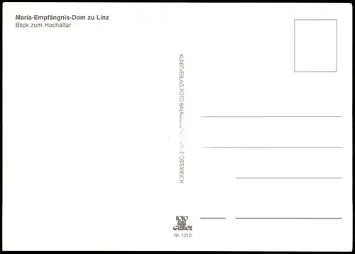 Ansichtskarte Linz Maria-Empfängnis-Dom 1999