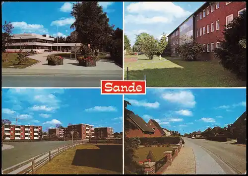 Ansichtskarte Sande Stadtpartien - Straßen 1986