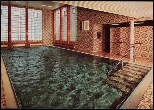 Ansichtskarte Bad Gögging-Neustadt a.d.Donau Hallenbad - Innenansicht 1979