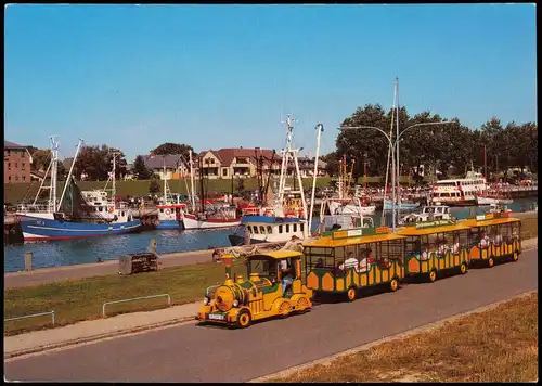 Ansichtskarte Büsum Hafen "Krabben-Express" 1993