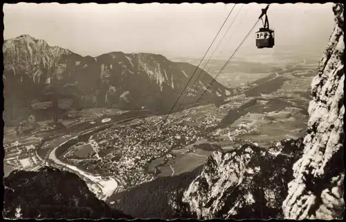 Ansichtskarte Predigtstuhl-Bad Reichenhall mit Predigtstuhlbahn 1957