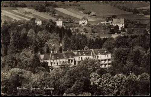 Ansichtskarte Bad Orb Luftbild Kurhaus 1957