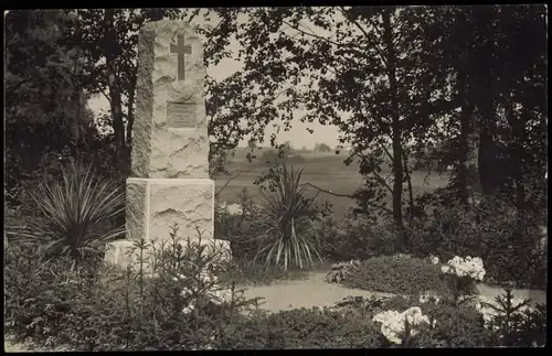 Postcard Liezēre Latvia Grabmal Denkmal Latvia 1922