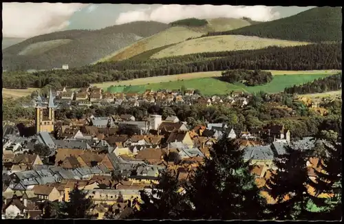 Ansichtskarte Goslar Panorama-Ansicht Blick vom Steinberg 1960
