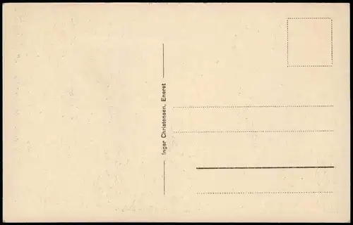 Postcard .Dänemark - Møens Klint - Vidtmundsnakke. 1915