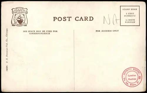 Postcard Chicago Heyworth Building - Skyscraper 1922