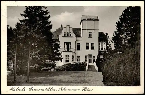 Ansichtskarte Bad Malente-Gremsmühlen-Malente Schumann-Heim 1953