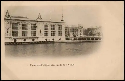 CPA Paris Weltausstellung Expo Palais des Congrès 1900