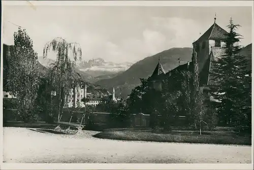 Bozen Bolzano Passeggiata lungo Talvera "Caffe Rist. Funicolare 1931