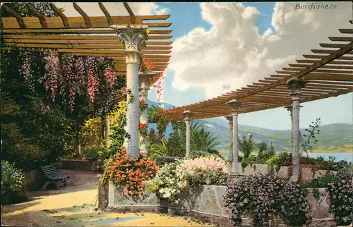Cartoline Bordighera Giardino Winter 1914