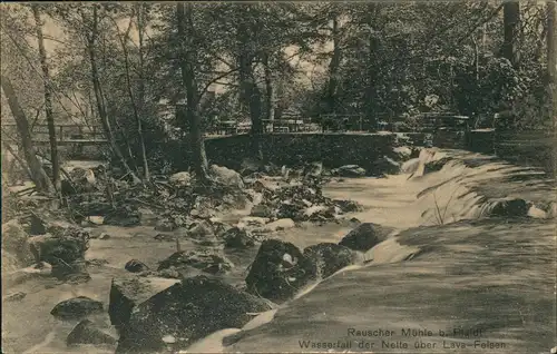 Ansichtskarte Plaidt Rauscher Mühle, Wasserfall 1912
